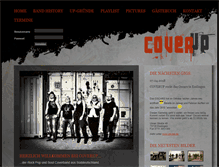 Tablet Screenshot of coverup-music.com